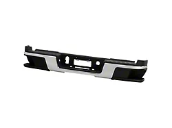 OEM Style Rear Bumper; Not Pre-Drilled for Backup Sensors; Chrome (15-19 Canyon)
