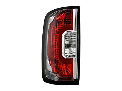 OEM Style Tail Light; Chrome Housing; Red/Clear Lens; Driver Side (15-22 Canyon)