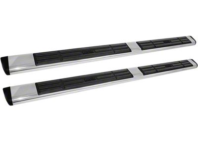 Premier 6 Oval Nerf Side Step Bars without Mounting Kit; Stainless Steel (15-22 Canyon Crew Cab)