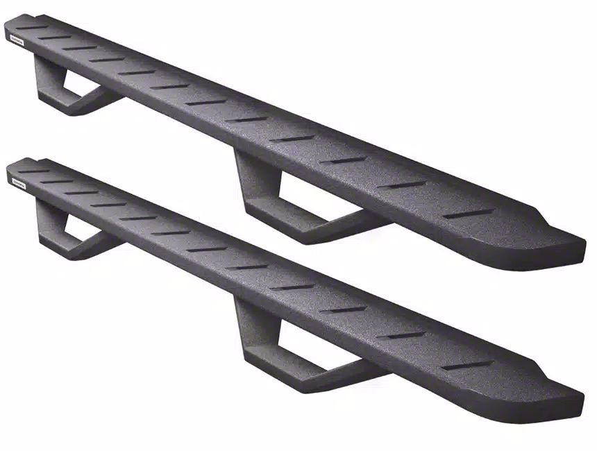 Go Rhino Canyon RB10 Running Boards with Drop Steps; Protective