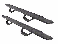 Go Rhino RB30 Running Boards with Drop Steps; Protective Bedliner Coating (15-26 Canyon Crew Cab)