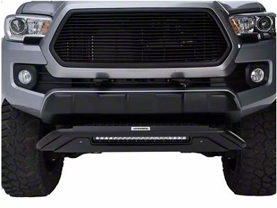 Go Rhino RC3 LR Skid Plate Bull Bar with 20-Inch LED Light Bar; Textured Black (15-20 Canyon)