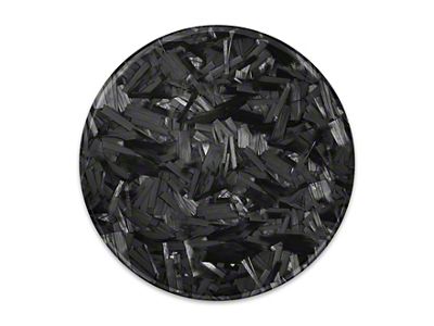 Rear Door Handle Accent Trim; Forged Carbon Fiber (23-26 Canyon)