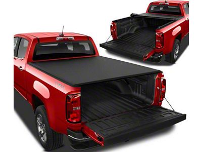 Roll Up Style Tonneau Cover; Black (15-22 Canyon w/ 5-Foot Short Box)