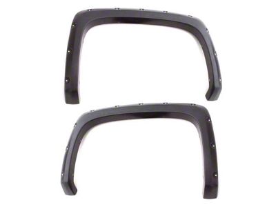 RX-Rivet Style Fender Flares; Rear; Smooth (15-20 Canyon w/ 5-Foot Short Box)