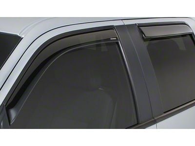 Snap-Inz In-Channel Sidewind Deflectors; Front and Rear; Smoke (15-22 Canyon Crew Cab)