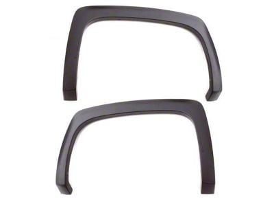 SX-Sport Style Fender Flares; Rear; Smooth (15-20 Canyon w/ 5-Foot Short Box)