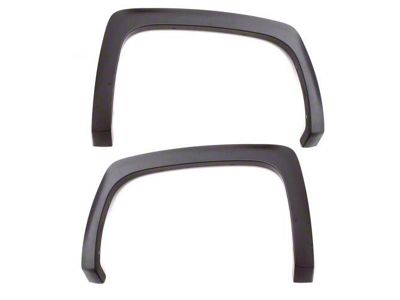 SX-Sport Style Fender Flares; Rear; Textured (15-20 Canyon w/ 5-Foot Short Box)