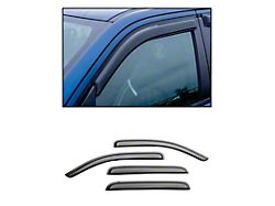 Tape-On Rain Guards; Front and Rear; Smoke (15-26 Canyon Crew Cab)