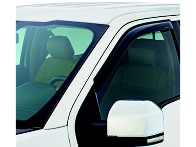 Tape-Onz Sidewind Deflectors; Front Only; Smoke (15-22 Canyon)