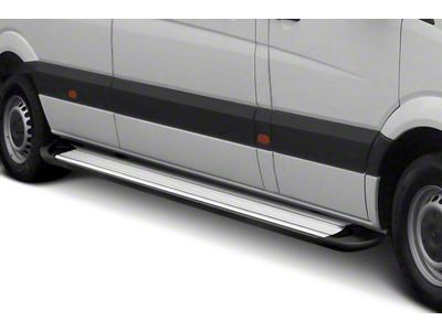 Transporter Running Boards; Silver (15-22 Canyon Crew Cab)