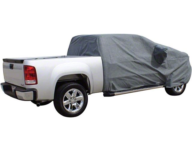 Universal Easyfit Truck Cab Cover; Gray (15-22 Canyon Extended Cab)