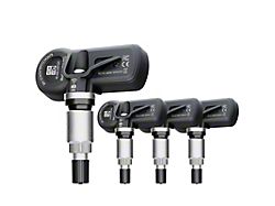 Valve Stem-Mounted TPMS Sensor with Metal Valve; Set of Four (23-24 Canyon w/ Auto Relearn)