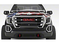 Vigilante Premium Hood Protector; American Flag with Eagle (15-22 Canyon)