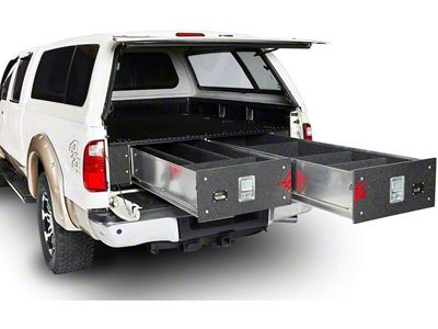 CargoEase 2-Drawer Base Locker; 12-Inch (97-25 F-150 Styleside w/ 6-1/2-Foot Bed)