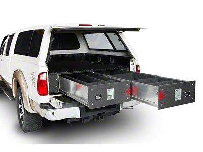 CargoEase 2-Drawer Base Locker; 9-Inch (97-25 F-150 Styleside w/ 6-1/2-Foot Bed)