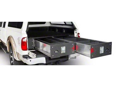 CargoEase 1-Drawer Mighty Locker; 12-Inch (99-25 Silverado 1500 w/ 6.50-Foot Standard Box)