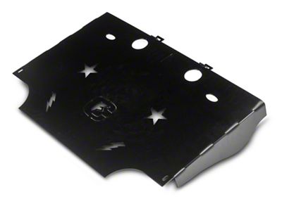 Carhart Customs Rear Skid Plate; Satin Black (15-25 2.7L/3.5L EcoBoost F-150, Excluding Raptor)