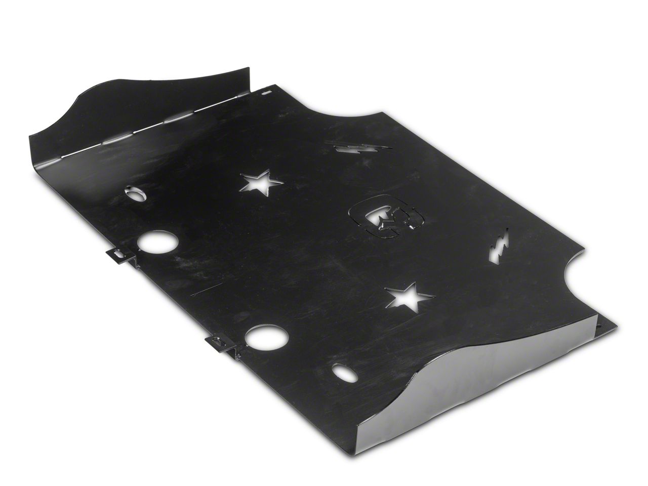 Carhart Customs F150 Rear Skid Plate; Satin Black CC1002 (1524 2.7L/3