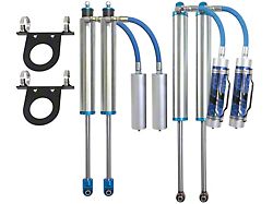 Carli Suspension Caril Tuned KING 2.5 Remote Reservoir Front and Rear Shock Package with Reservoir Mounts for Carli 3-Inch Lift Kit (20-25 4WD F-250 Super Duty, Excluding Diesel)