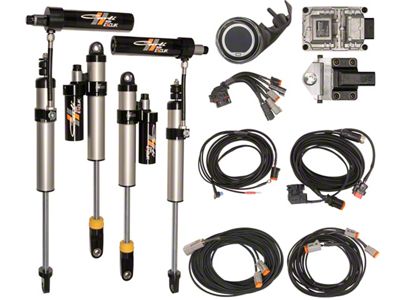 Carli Suspension E-Venture Front and Rear Shock Package with Reservoir Mounts for Carli 1.50 to 3.50-Inch Lift Kits (17-25 4WD 6.7L Powerstroke F-250 Super Duty)