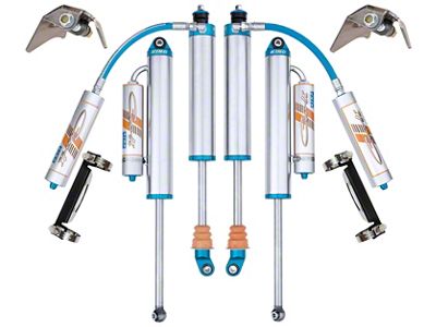 Carli Suspension KING 3.0 Front and Rear Shock Package with Front Reservoir and Rear Shock Mounts (17-25 4WD F-250 Super Duty)
