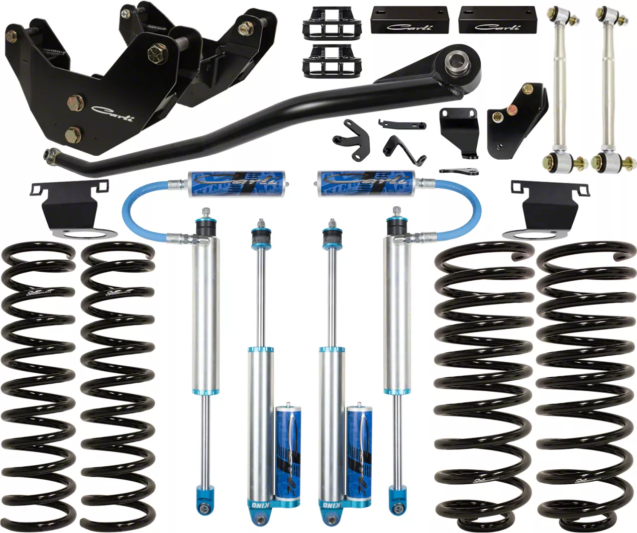 Carli Suspension RAM 2500 3.25Inch Pintop Lift System with KING 2.5 Remote Reservoir Shocks CS