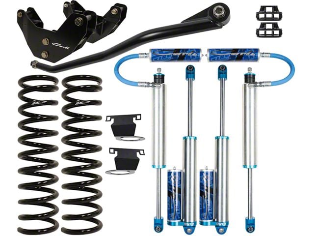 Carli Suspension 3.25-Inch Pintop Lift System with KING 2.5 Remote Reservoir Shocks (13-24 4WD 6.7L RAM 3500 w/ Rear Leaf Springs & w/o Factory Auto Leveling Air Suspension)