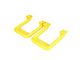 Carr Hoop II Side Steps; Safety Yellow; Pair (15-24 F-150)