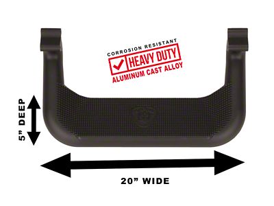 Carr Super Hoop Side Step; Black (97-14 F-150)