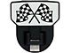Carr HD Hitch Step with Checkered Flag Logo (Universal; Some Adaptation May Be Required)