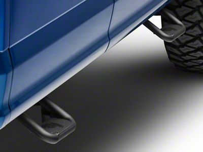 Carr Hoop II Side Steps; Black; Pair (15-25 F-150)