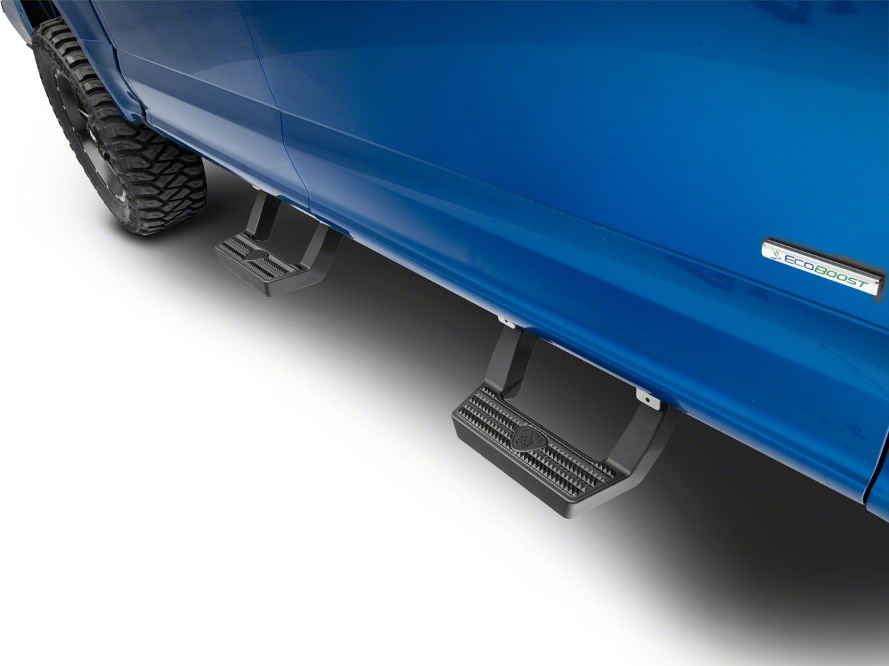 Carr F-150 LD Side Steps; Black; Pair 118221 (15-25 F-150) - Free Shipping