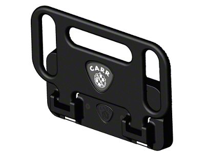 Carr Hitch Receiver Mount HD Mega Step with LED Illuminated Step Surface; Black (Universal; Some Adaptation May Be Required)