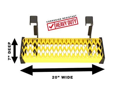 Carr MAXgrip Side Step; Safety Yellow (19-24 RAM 1500)