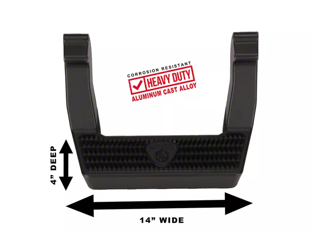 Carr LD Side Steps; Black; Pair (09-24 RAM 2500)