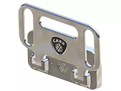 Carr Hitch Receiver Mount HD Mega Step with LED Illuminated Step Surface; Polished (Universal; Some Adaptation May Be Required)