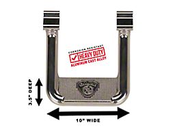 Hoop II Side Steps; Polished; Pair (19-23 Ranger SuperCab)