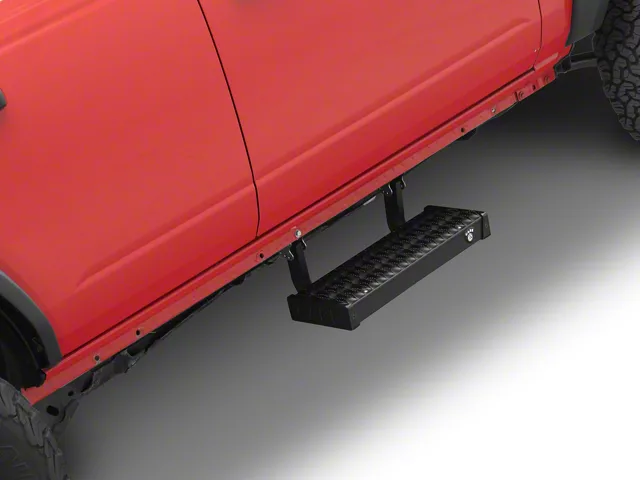 Stepside Cap Ranger Ranger MAXgrip Side Step; Black (19-26 Ranger) - Free Shipping