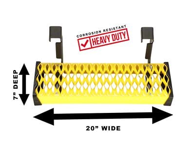 Carr MAXgrip Side Step; Safety Yellow (19-25 Ranger)