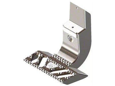 Carr MAX No-Drill Side Step without LED Light; Black (19-25 Sierra 1500)