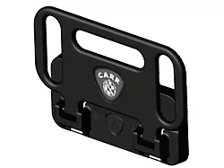 Hitch Receiver Mount HD Mega Step with LED Illuminated Step Surface; Black (Universal; Some Adaptation May Be Required)
