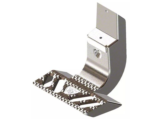 Carr MAX No-Drill Side Step with LED Light; Polished (20-24 Sierra 3500 HD)