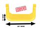 Carr Super Hoop Side Steps; Safety Yellow; Pair (99-18 Silverado 1500)