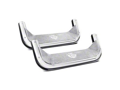 Carr Super Hoop Steps; Polished; Pair (19-24 Silverado 1500)