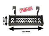Carr MAXgrip Side Step; Black (20-25 Silverado 3500 HD)