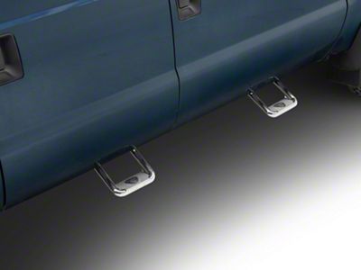 Carr Hoop II Side Steps; Polished; Pair (11-16 F-250 Super Duty)
