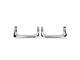 Carr Non-Drill Mount Super Hoop Steps; Polished; Pair (11-16 F-250 Super Duty)