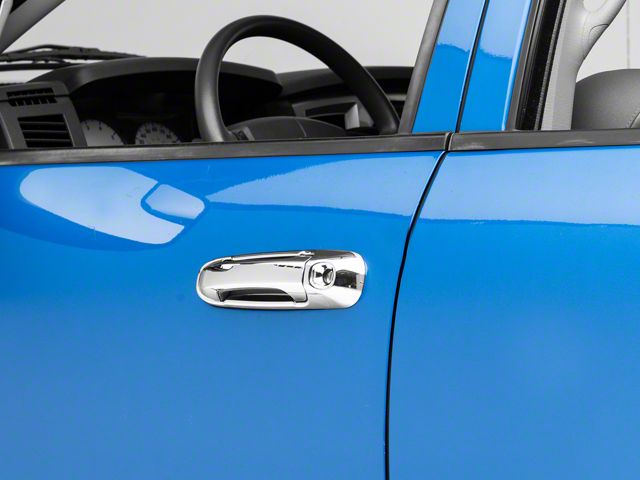 Door Handle Covers; Chrome (02-08 RAM 1500 Regular Cab, Quad Cab)