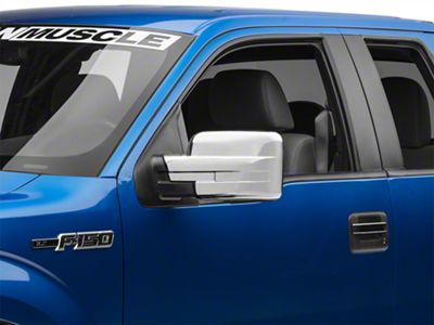 Mirror Covers; Chrome (09-14 F-150 w/o Tow Mirrors)